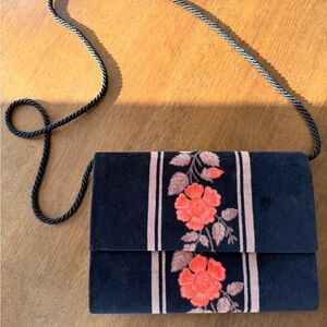 Vintage Black Clutch